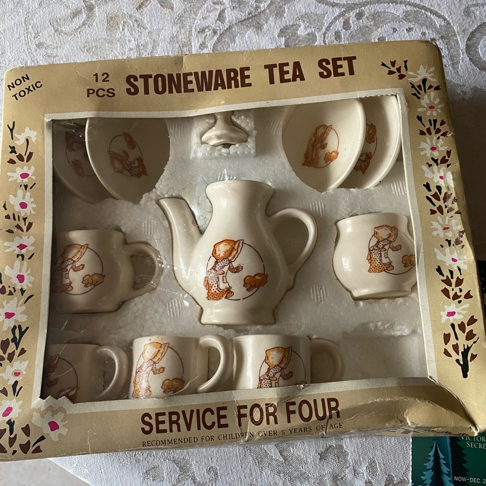 Vintage stoneware  tea set